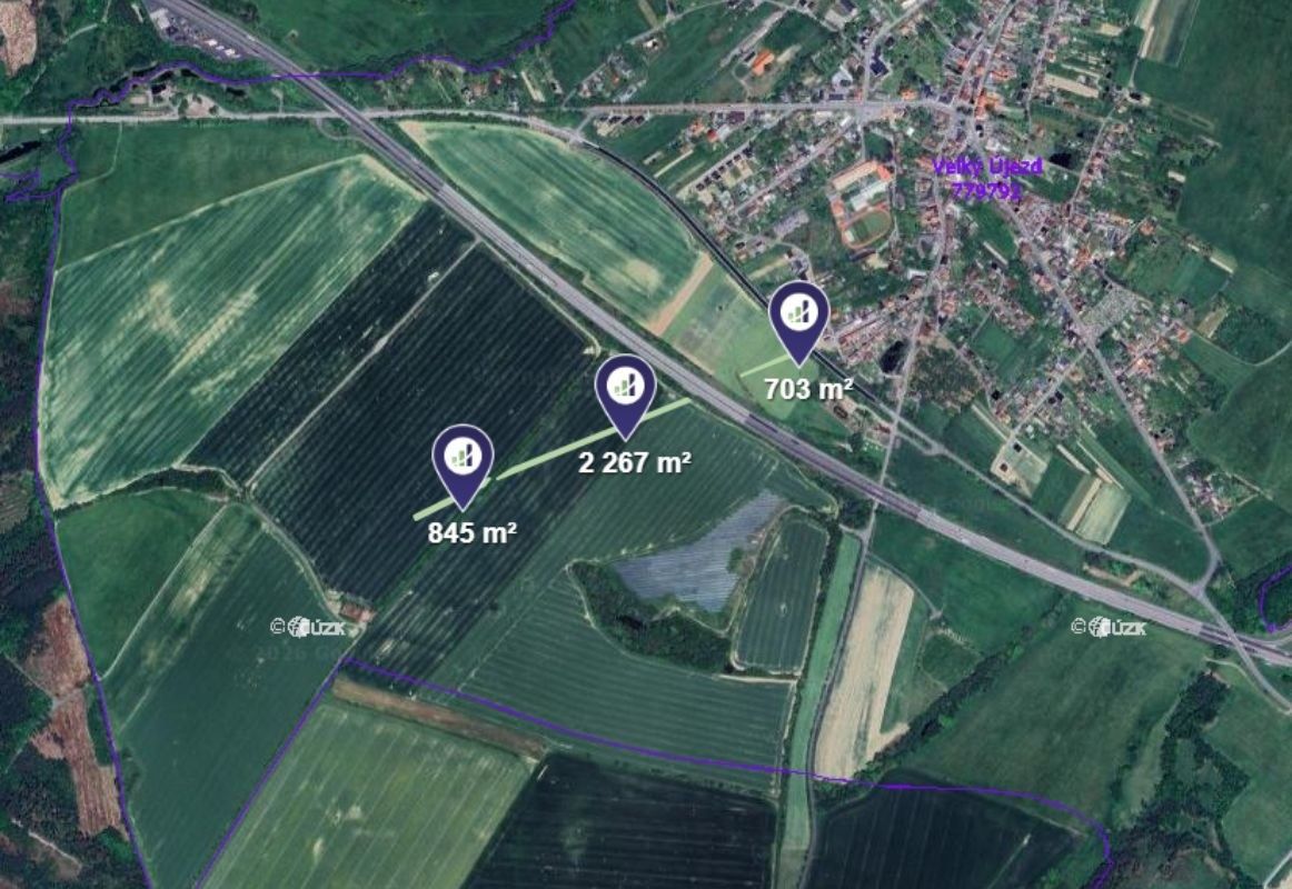 Prodej pozemku, Velký Újezd – náhled fotky 4