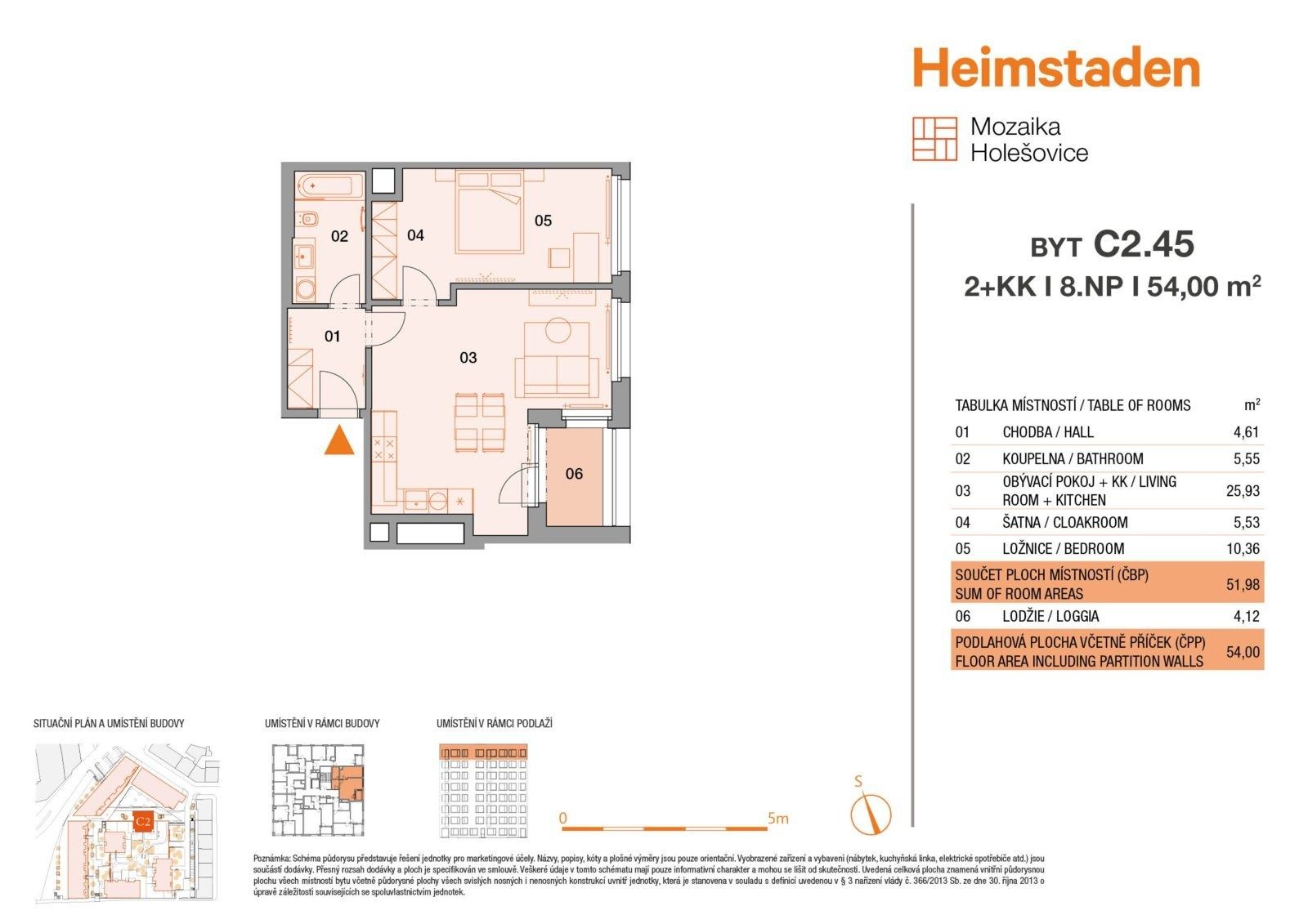 Pronájem bytu 2+kk 54 m², Praha – náhled fotky 9