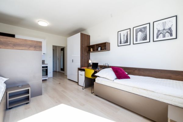 Pronájem bytu 1+kk, 28 m² (3 z 12)