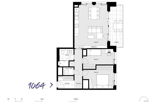 Wohnung 3+kk zum Kauf, 72 m² (2 von 9)