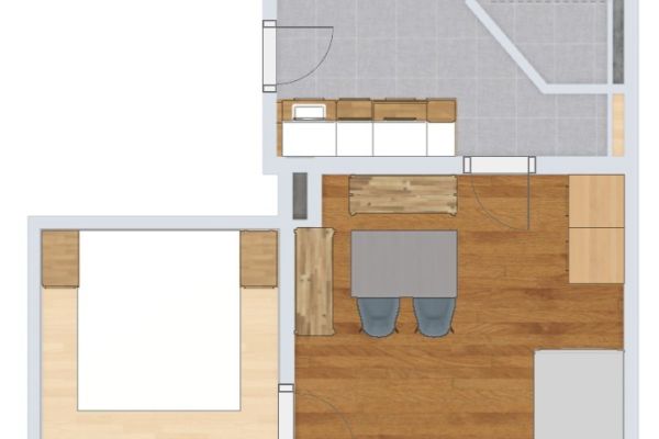 Квартира 2+1 в оренду, 40 м² (2 з 4)