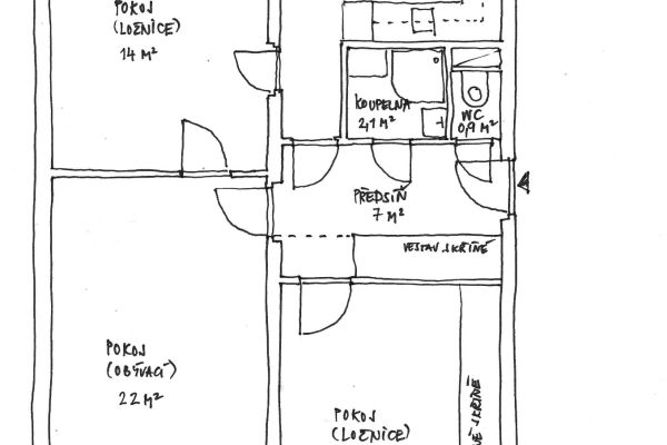 Prodej bytu 3+1, 72 m² (2 z 11)
